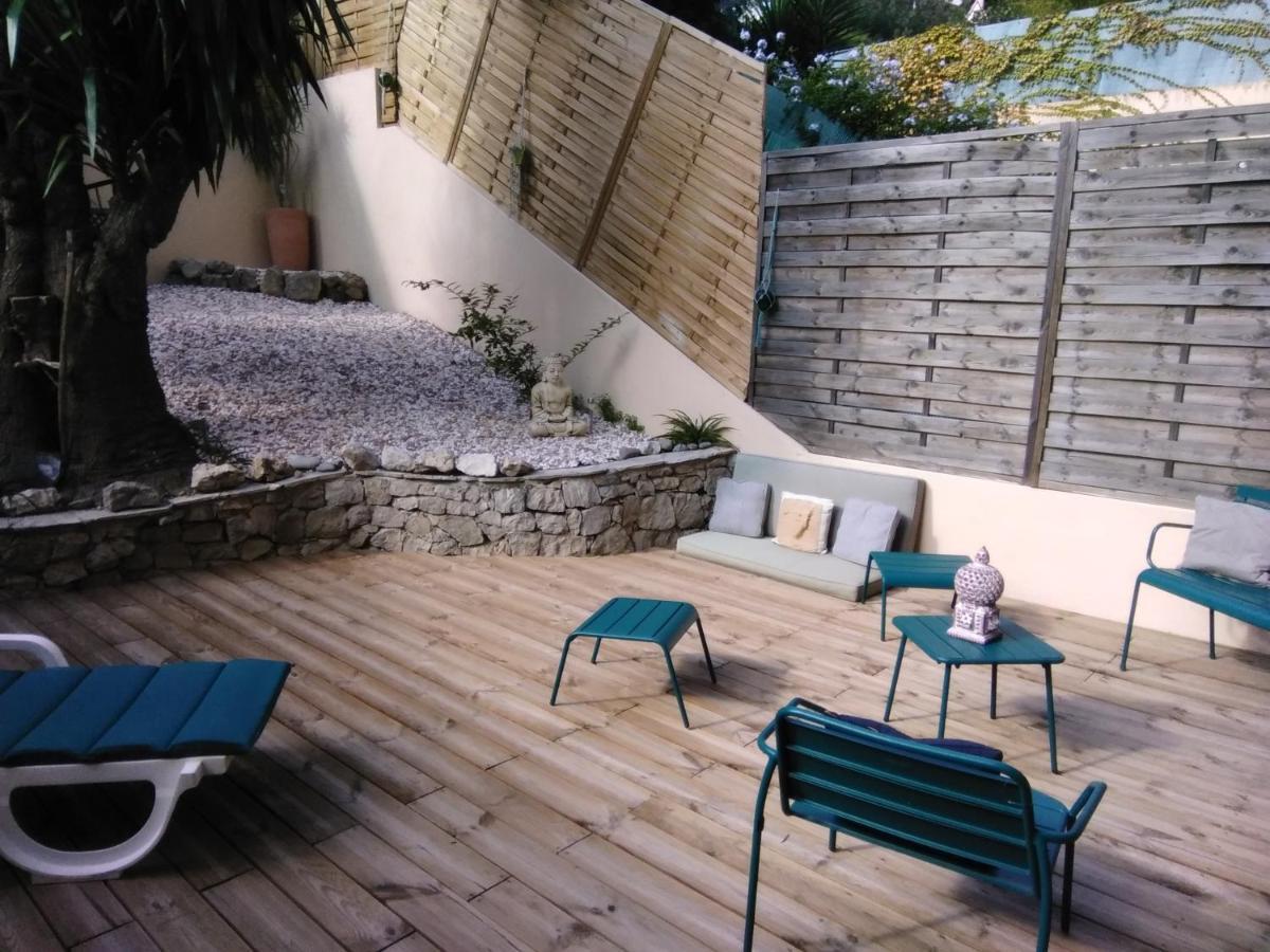 Nice- Gairaut - Jardin Prive- Grand F1 Lumineux-Piscine Collective Exterior photo